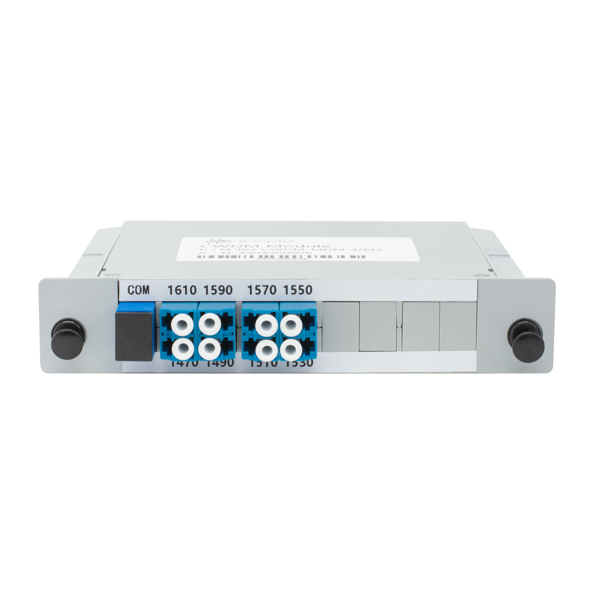 Мультиплексор B-OptiX CWDM одноволоконный 4-канальный (trx:1610-1550, 1470-1530), в пластиковом слоте
