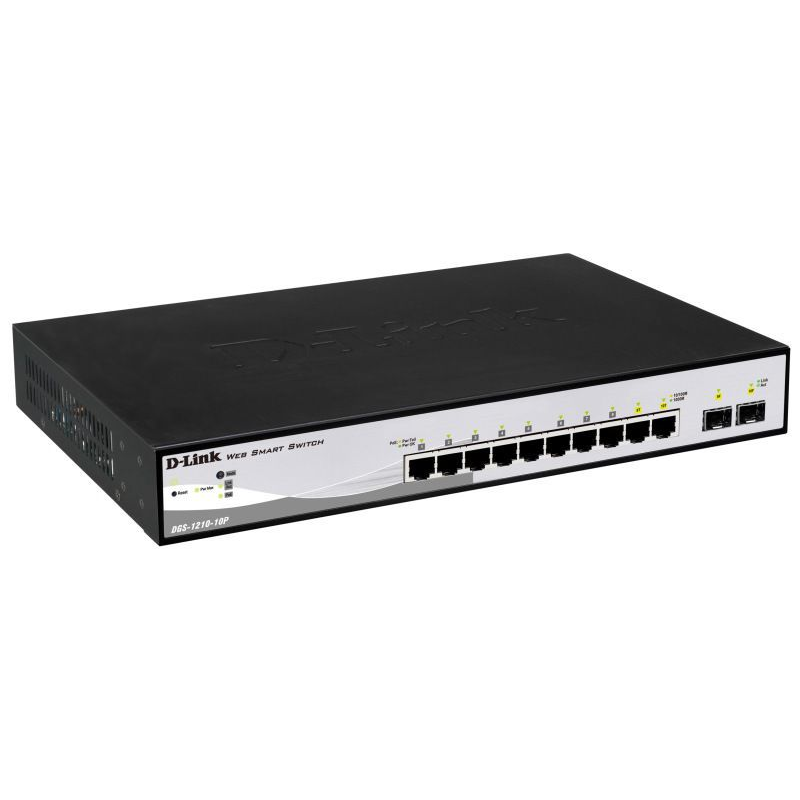 Коммутатор D-Link DGS-1210-10P/F1A