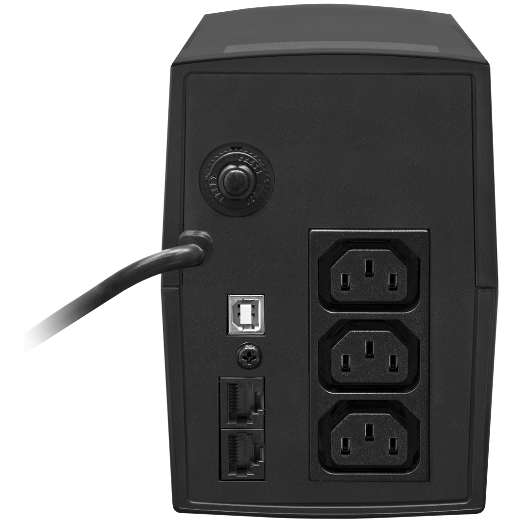 Источник бесперебойного питания Line-Interactive, 600 VA, LED  (выходные розетки IEC320 C13)