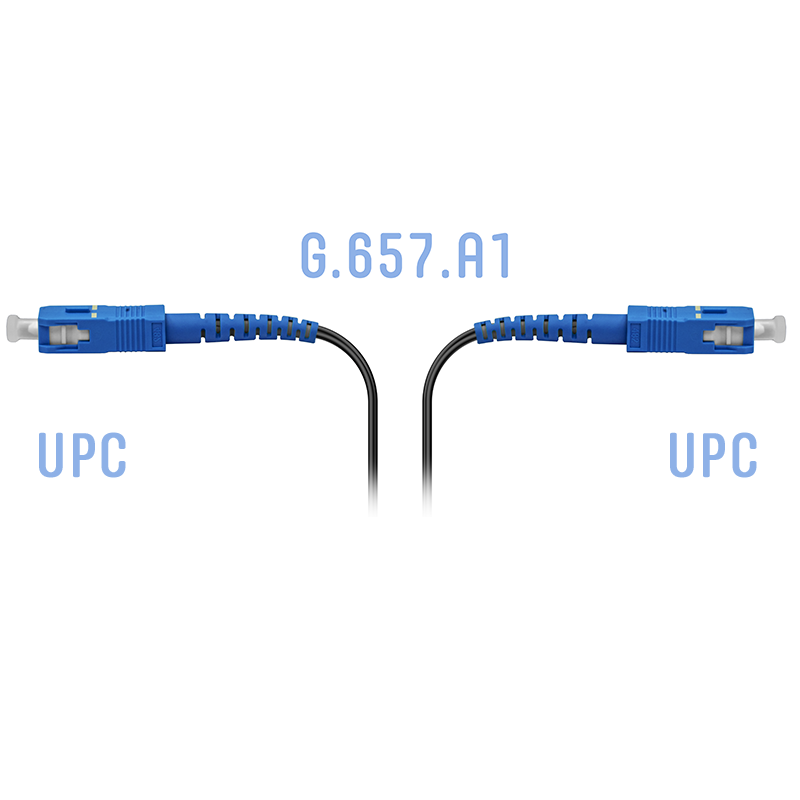 Патчкорд оптический FTTH SC/UPC, кабель 604-02-01, 80 метров