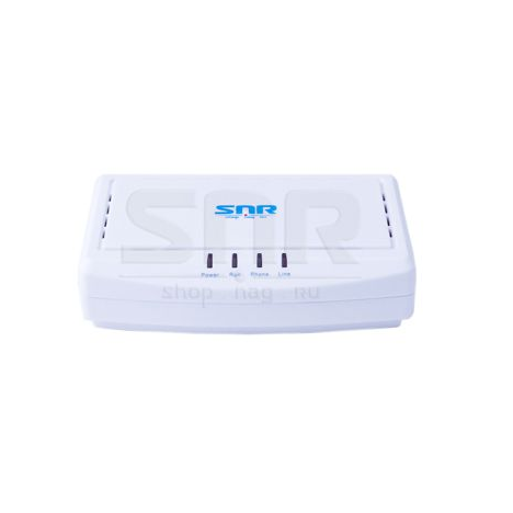 Шлюз VoIP SNR, 1 FXS, 1 PSTN-Passthrough, 2 RJ45, 1 SIP аккаунт
