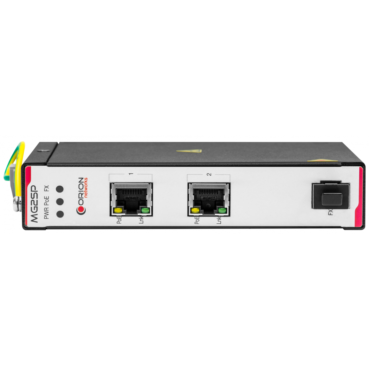 Неуправляемый индустриальный медиаконвертер 2 x 1000-Base-T / 1000Base-FX, SFP, POE
