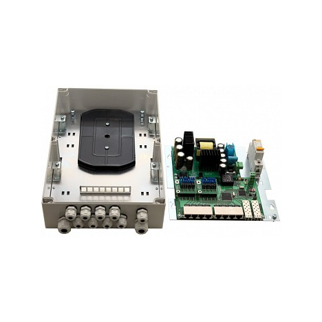 Уличный управляемый PoE коммутатор TFORTIS PSW-2G8F+ 8FE PoE +2GB SFP порта, питание 220В, IP66