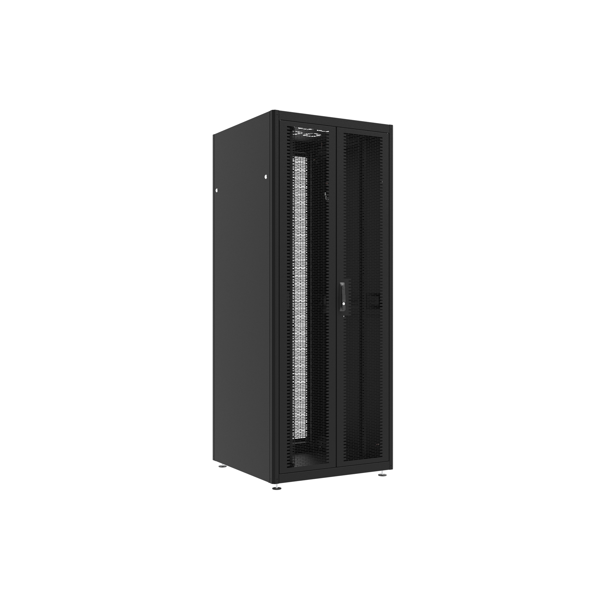 Шкаф телекоммуникационный напольный 42U 800x800мм, серия TFC (SNR-TFC-428080-DPDP-B)