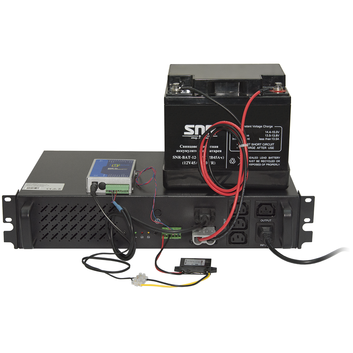 Источник бесперебойного питания Line-Interactive, 500 VA, Rackmount, без встроенных АКБ (ток заряда 4А)