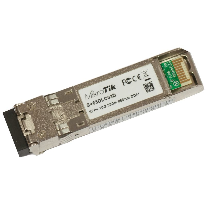 Модуль Mikrotik SFP+ оптический, 10G, дальность до 300м, 850нм