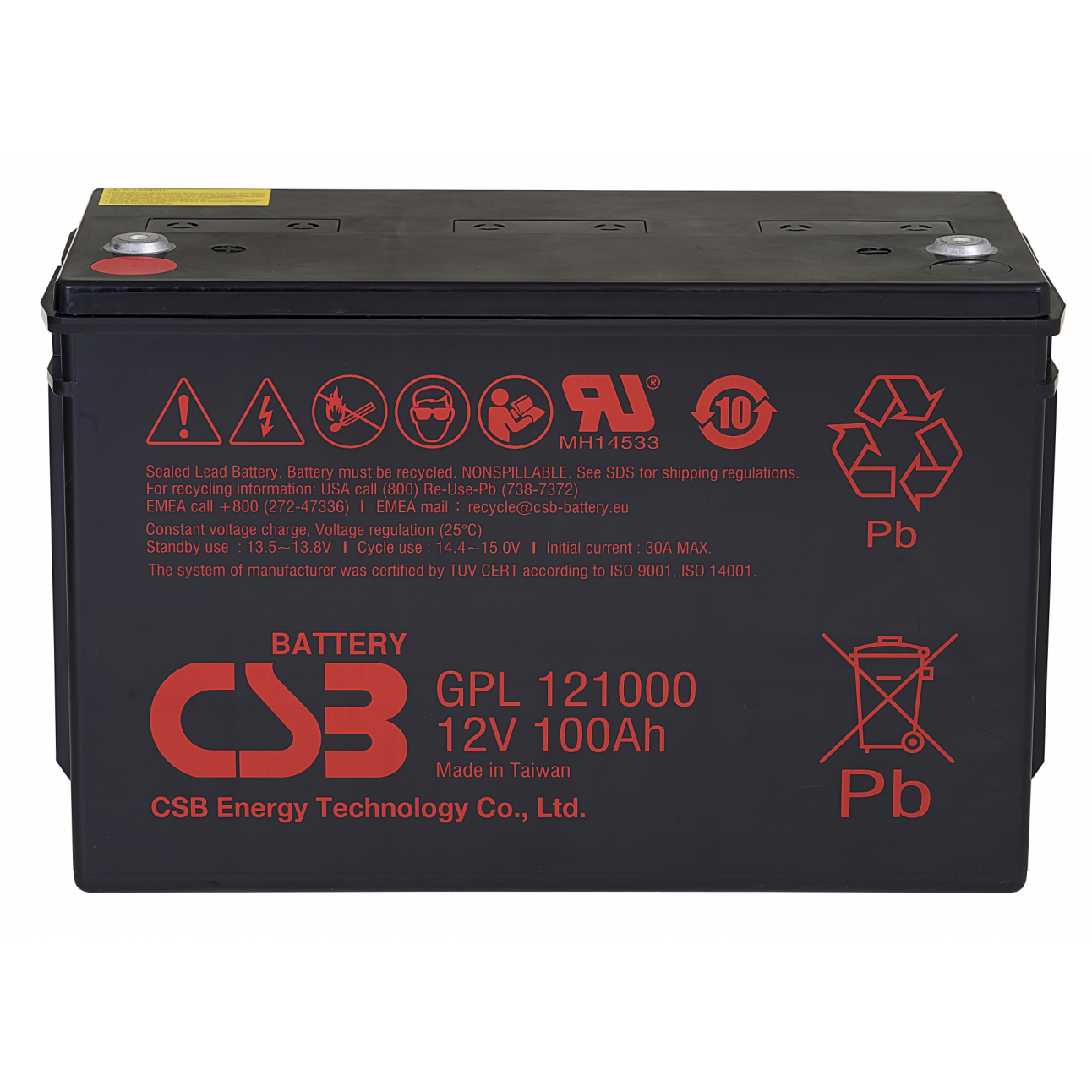 Аккумулятор CSB GPL121000