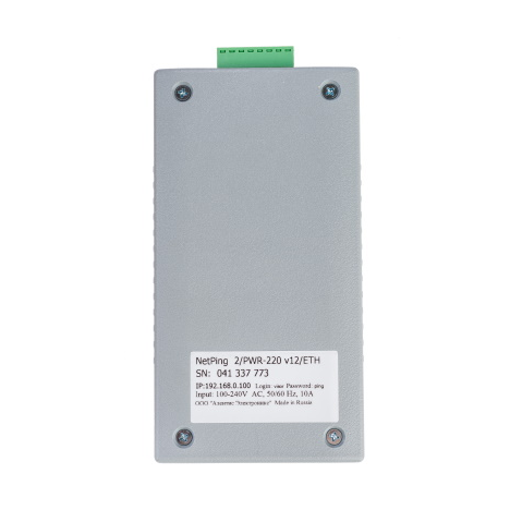 Устройство NetPing 2/PWR-220 v12/ETH
