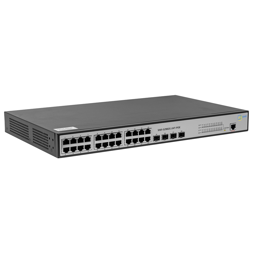 Управляемый POE коммутатор уровня 2 SNR-S2982G-24T-POE