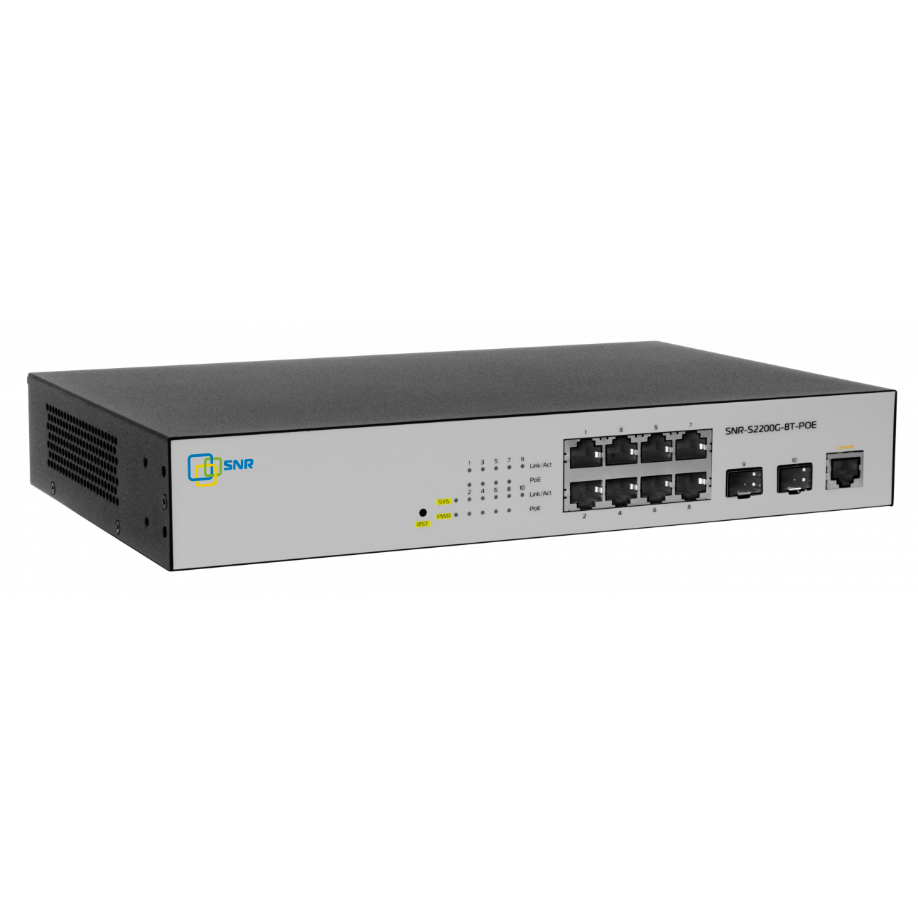 Управляемый POE коммутатор уровня 2 SNR-S2200G-8T-POE