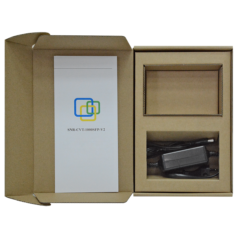 Медиаконвертер  10/100/1000-Base-T / 1000Base-FX с SFP-портом