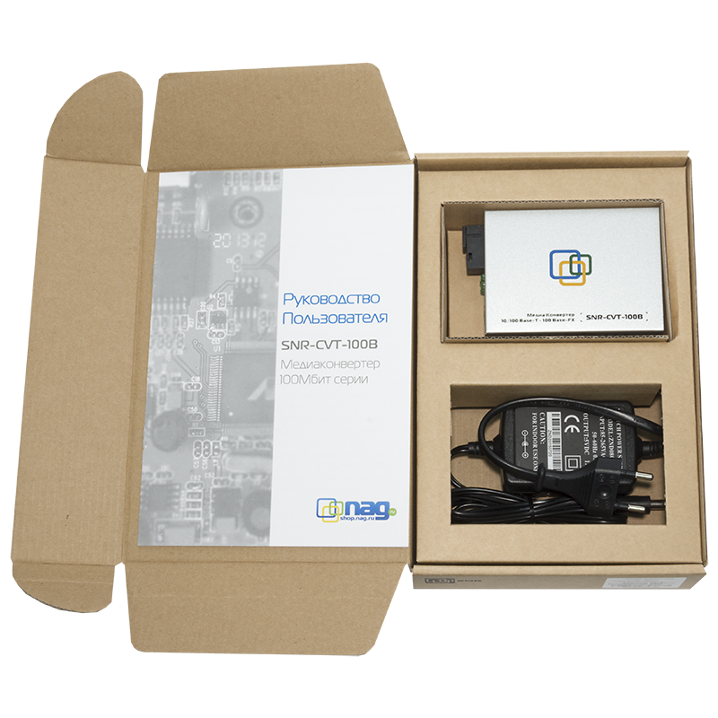 Медиаконвертер  10/100-Base-T / 100Base-FX, Tx/Rx: 1550/1310нм