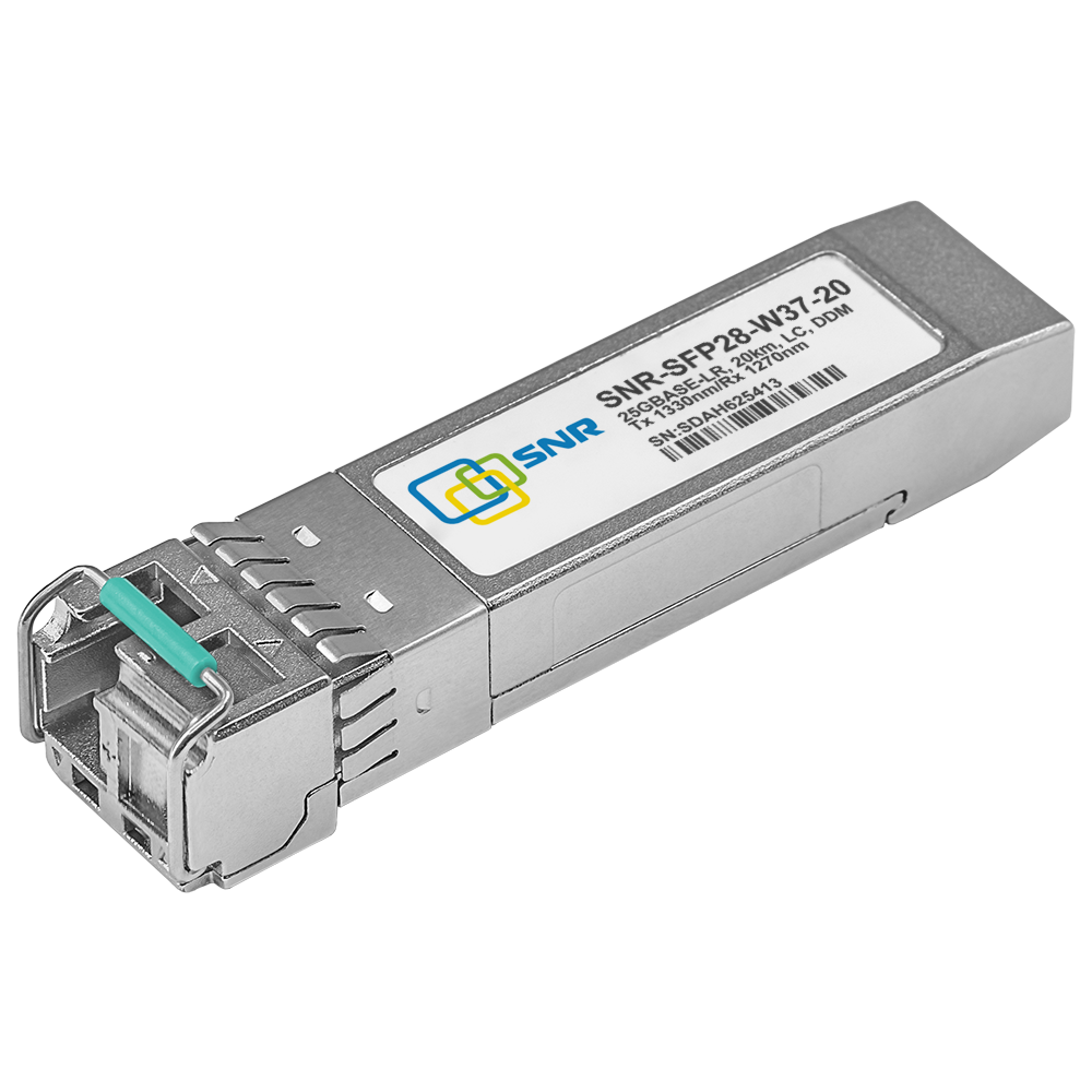Модуль SFP28 WDM, 25GBASE, разъем LC, дальность до 40км, 1330нм