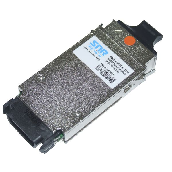 Модуль GBIC CWDM оптический, дальность до 80км (25dB), 1570нм