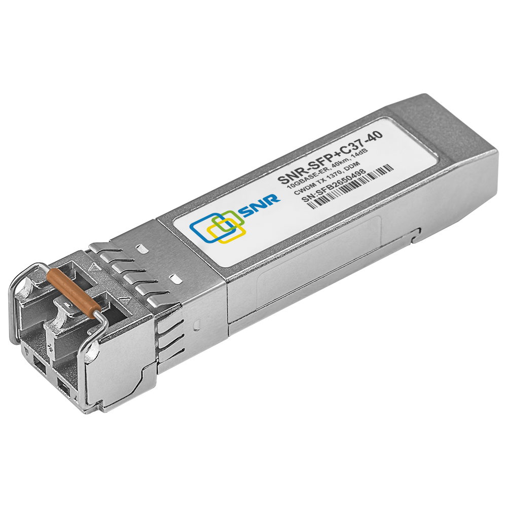 Модуль SFP+ CWDM оптический 1370nm, 40км (14dB)