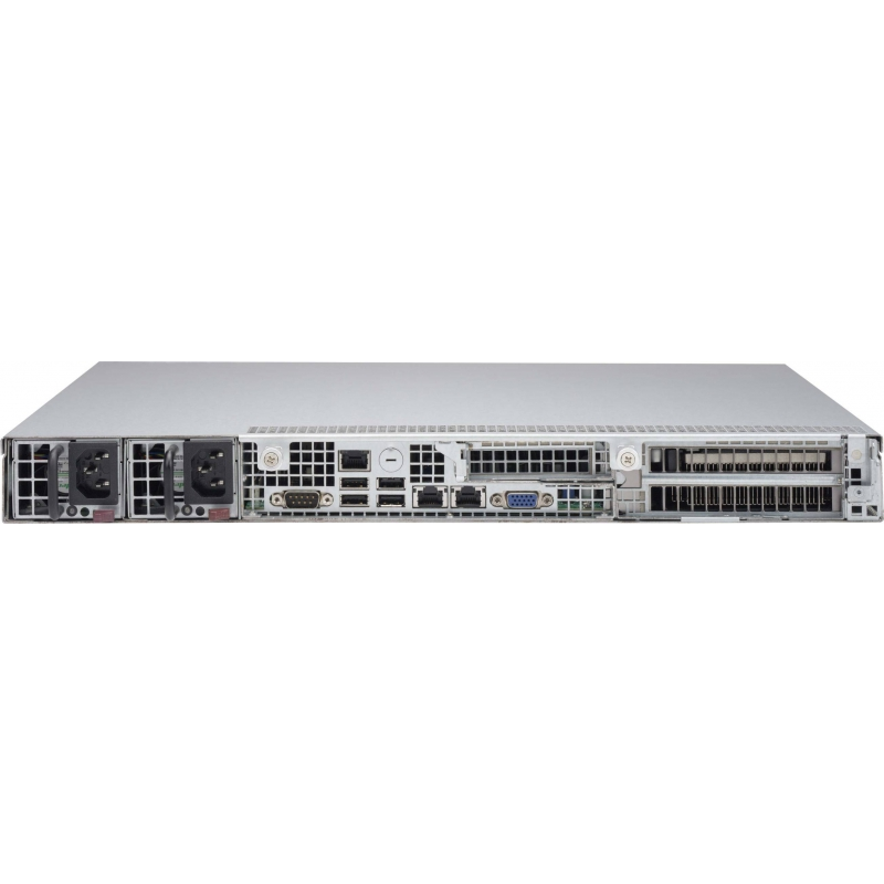 Серверная платформа Supermicro SuperServer 1U 6018RWTR no CPU(2) E5-2600v3/ no memory(16)/ on board C612 RAID 0/1/5/10/ no HDD(4)LFF/ 2xGE/ 2xFHHL, 1x