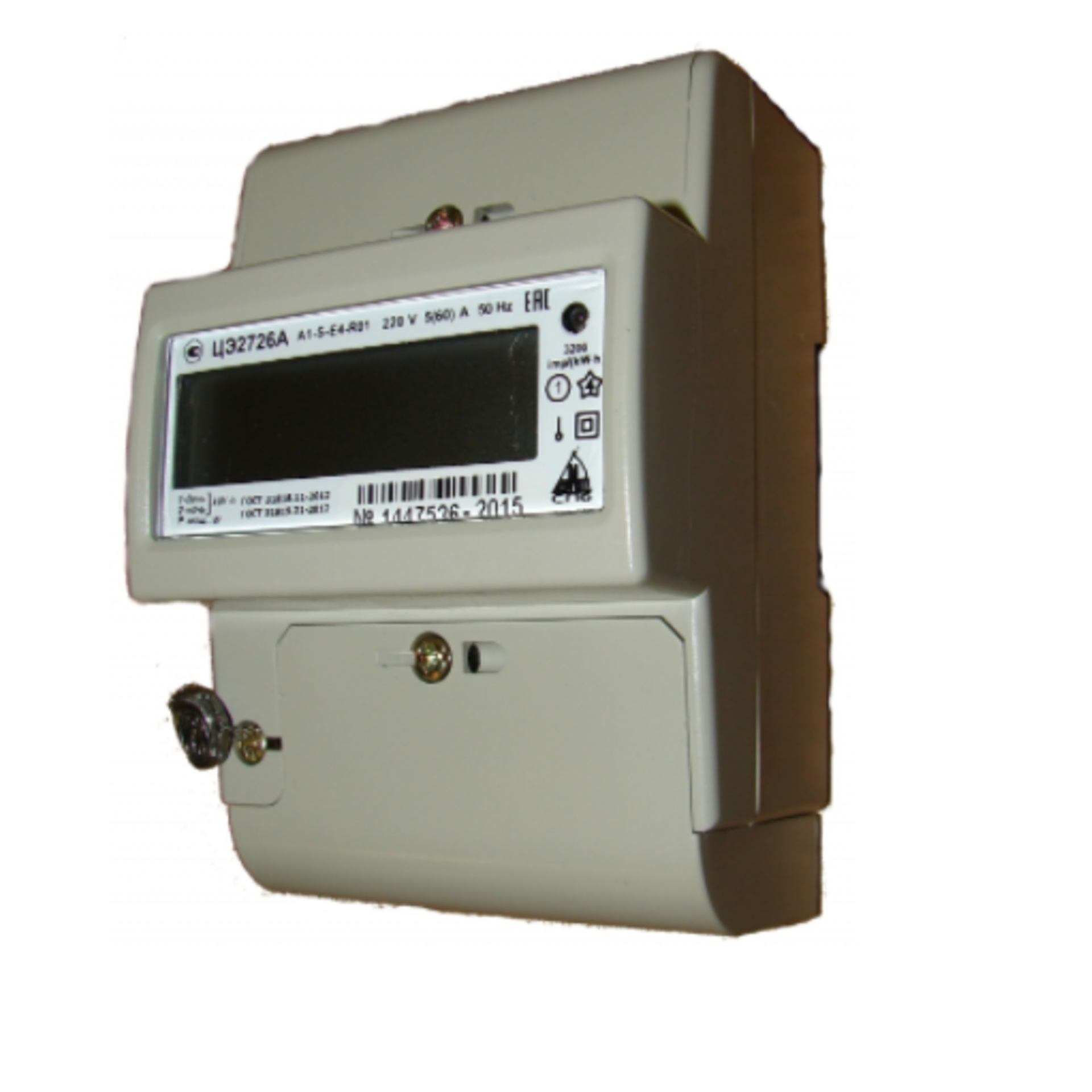 Счетчик электроэнергии однофазный ЦЭ2726А S RF 5(60)A R03. Оптопорт, встроенное реле