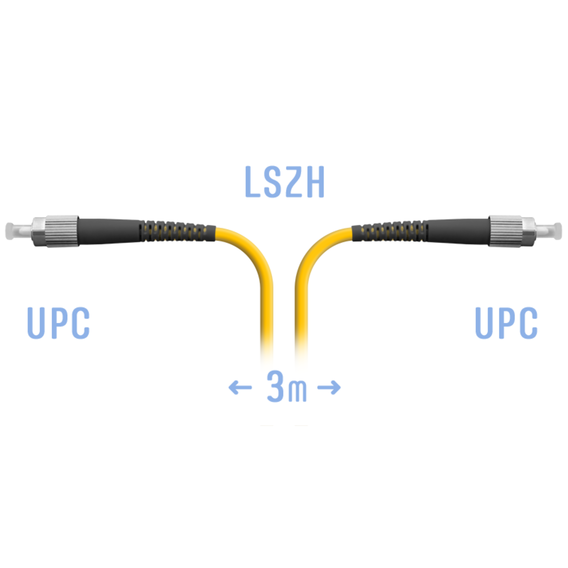 Патчкорд оптический FC/UPC SM  3m