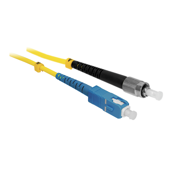Патчкорд оптический SNR-PC-FC/UPC-SC/UPC-A SM 1 м, сверхгибкое волокно