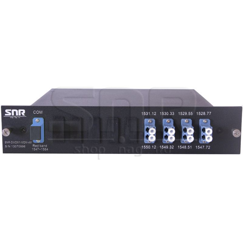 Мультиплексор DWDM одноволоконный 4-канальный в 1/2-слоте