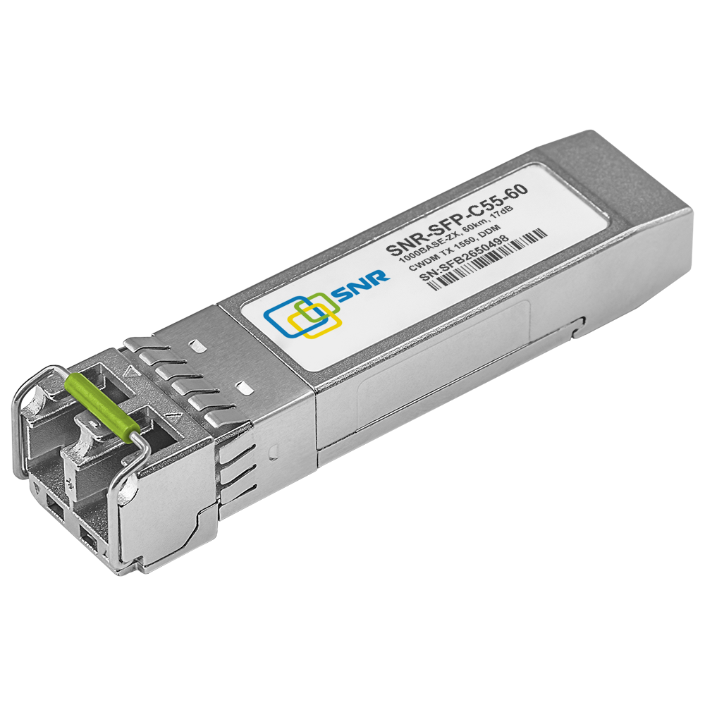 Модуль SFP CWDM оптический, дальность до 60км (17dB), 1550нм