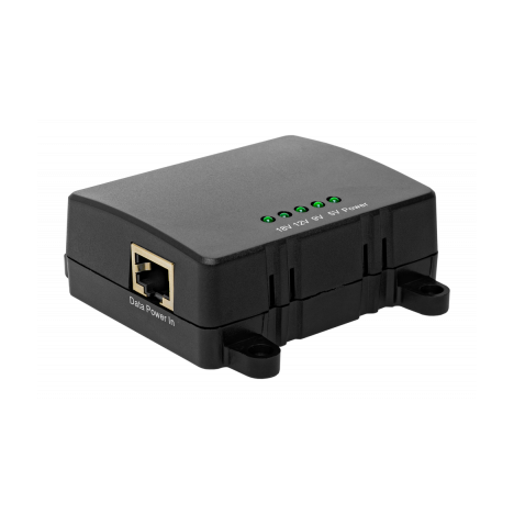 1-портовый сплиттер PS-250-1 PoE 802.3af/802.3at 10/100/1000Mbps, 5В/3А, 9В/2.5А, 12В/2.5А, 18В/1.6А