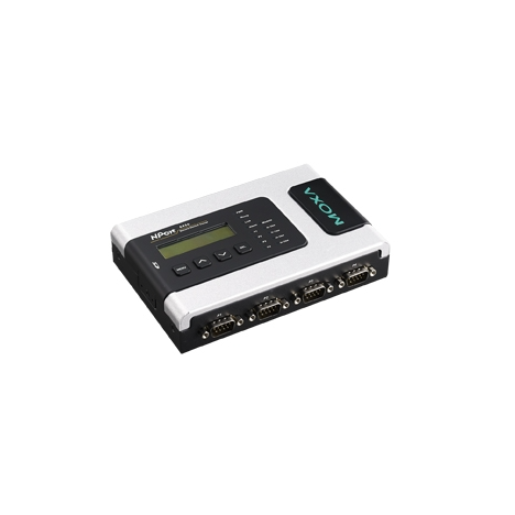 NPort 6450 4-портовый преобразователь RS-232/422/485 в Ethernet с расширенным набором функций MOXA