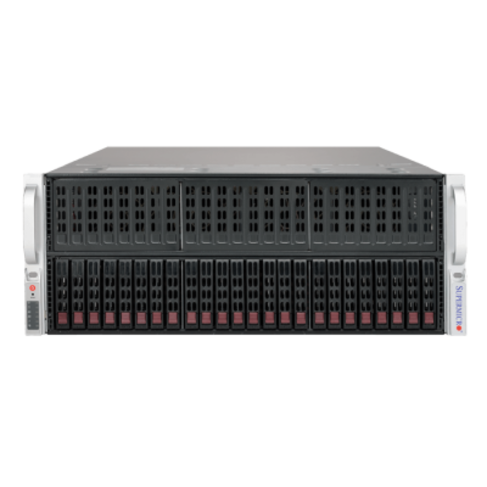Платформа Supermicro 4U SYS-4029GP-TRT, до двух процессоров Intel Scalable, DDR4, 24x2,5 HDD SATA, до восьми графических ускорителей