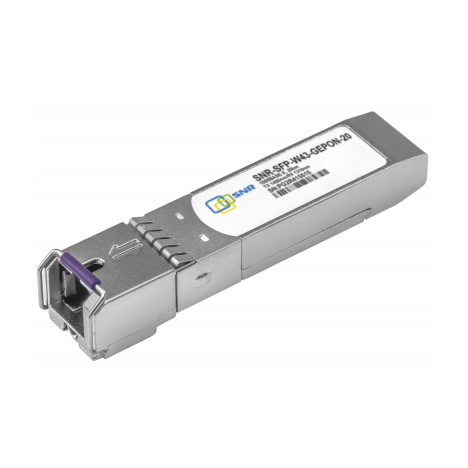Модуль SFP WDM GEPON, дальность до 20км (38dB), Tx/Rx: 1490/1310нм