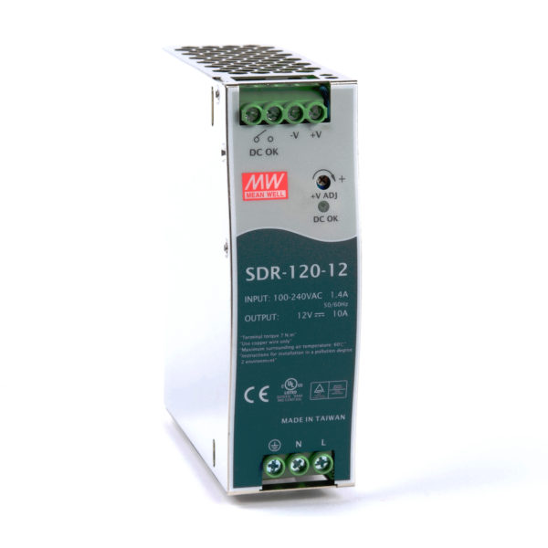SDR-120-12 Блок питания на DIN-рейку, 24В, 40А, 960Вт Mean Well