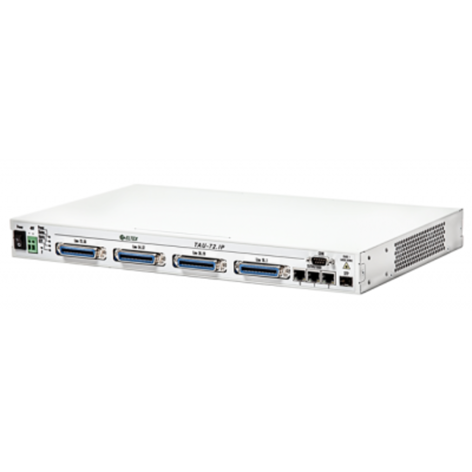 VoIP-шлюз TAU-72.IP: 72хFXS, 3хRJ45-10/100/1000, 2 слота для SFP, SIP/H.323, 1U, AC 220V