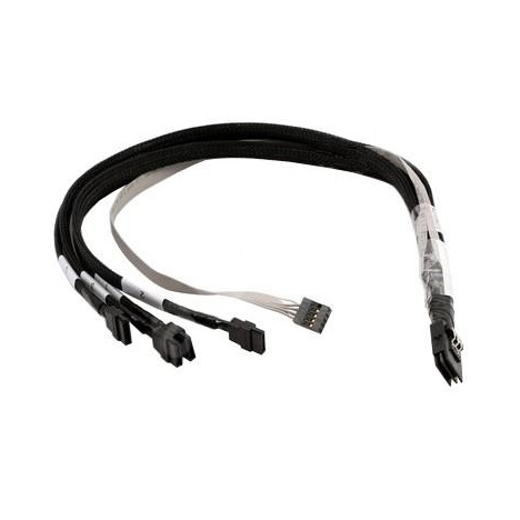 Кабель Adaptec ACK-I-mSASx4-4SATAx1-SB-1M R  mSASI x4 (SFF-8087) to (4) x1 SATA