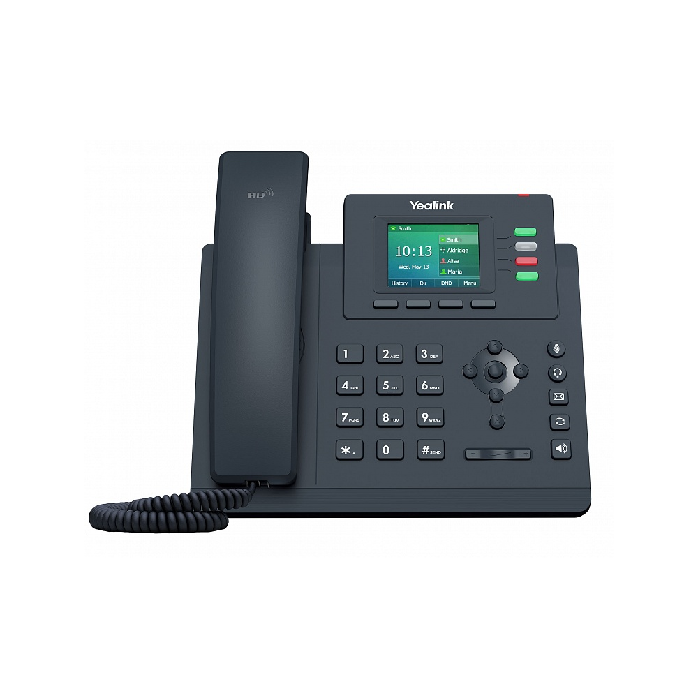 IP-телефон Yealink SIP-T33G, цветной экран, 4 аккаунта, GibE, PoE