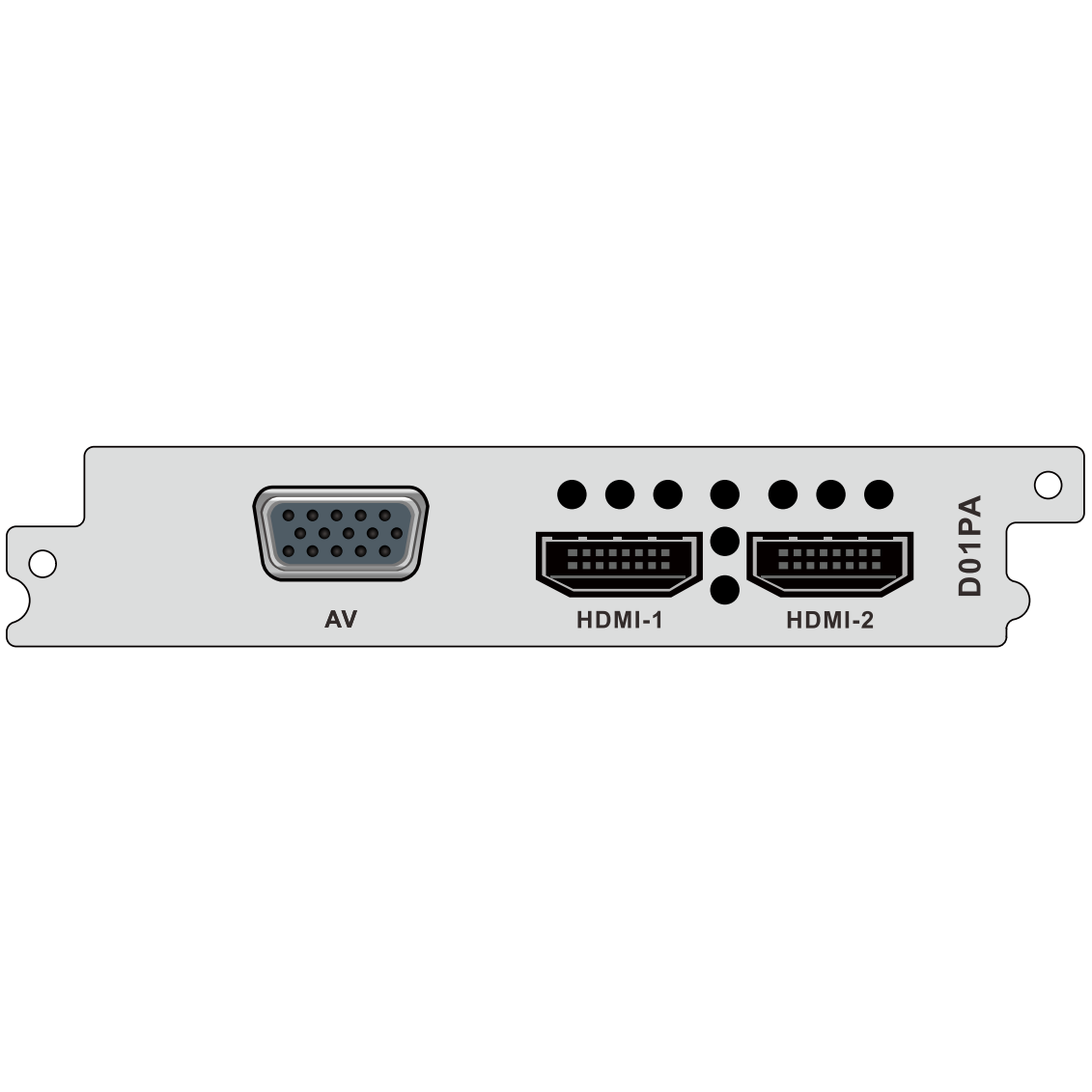 Модуль двухпоточного H.264/MPEG-2 декодера HDMI и CVBS D01PA для DCP-3000MF 