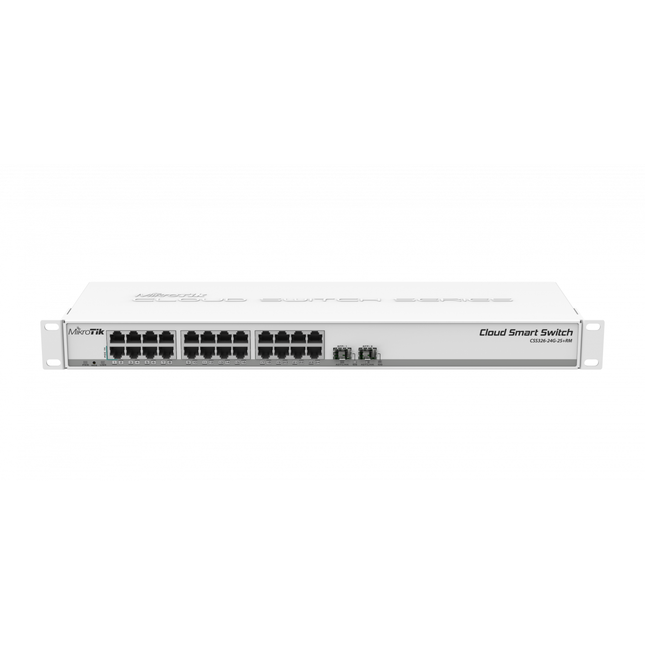 Коммутатор Cloud Smart Switch Mikrotik326-24G-2S+RM is SwOS