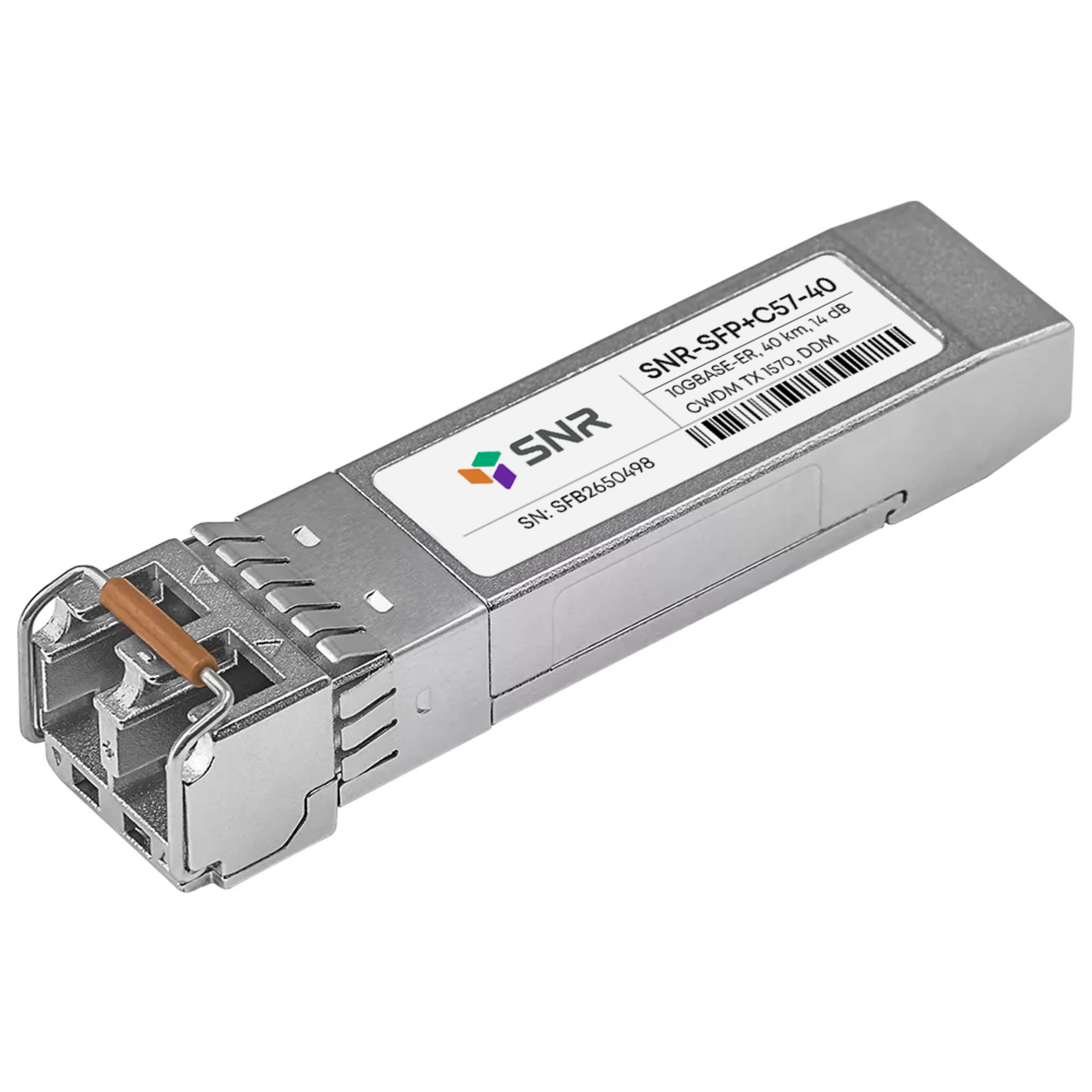 Модуль SFP+ CWDM оптический, дальность до 40км (14dB), 1570нм