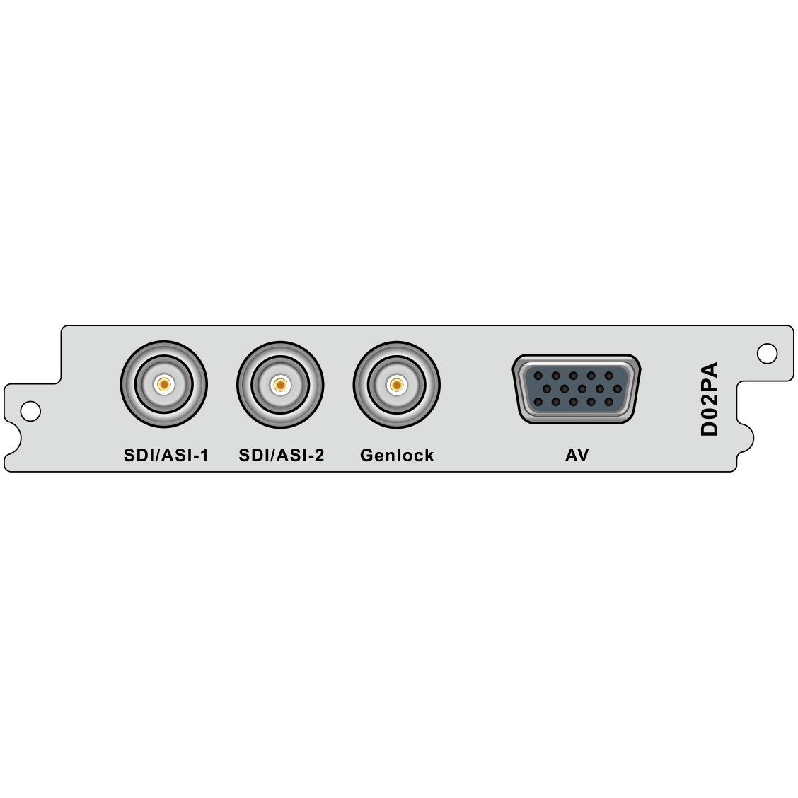 Модуль двухпоточного H.264/MPEG-2 декодера SDI и CVBS D02PA для DCP-3000MF
