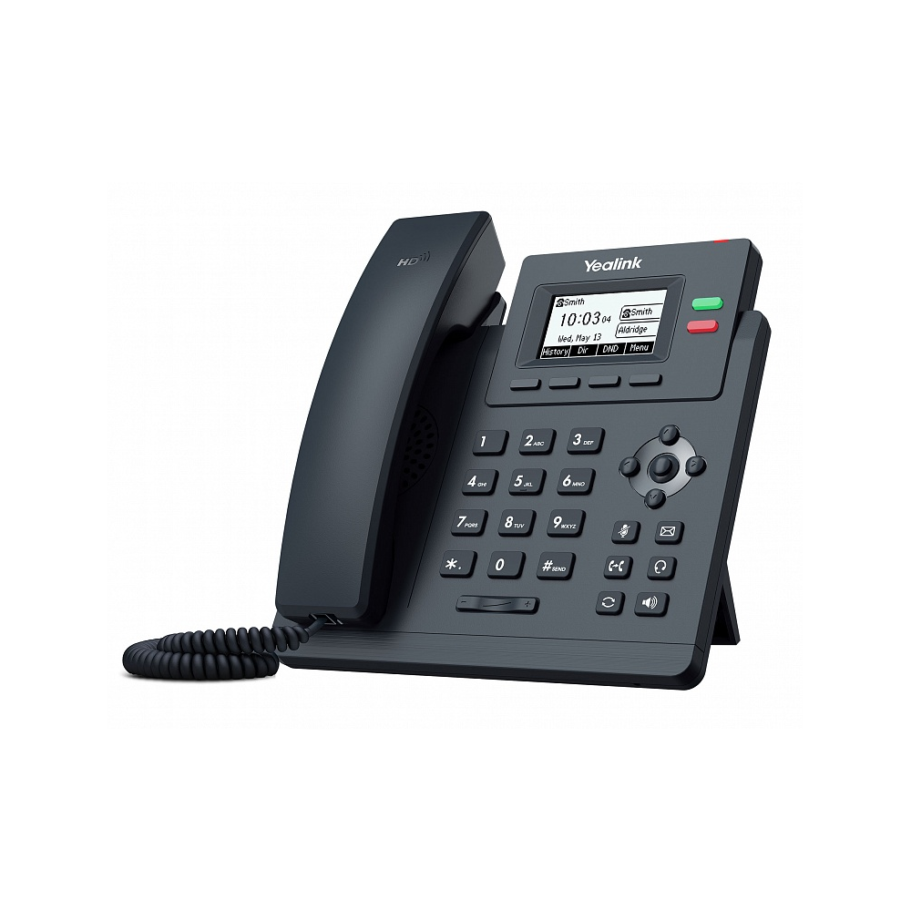 IP-телефон Yealink SIP-T31, 2 аккаунта, GibE, PoE