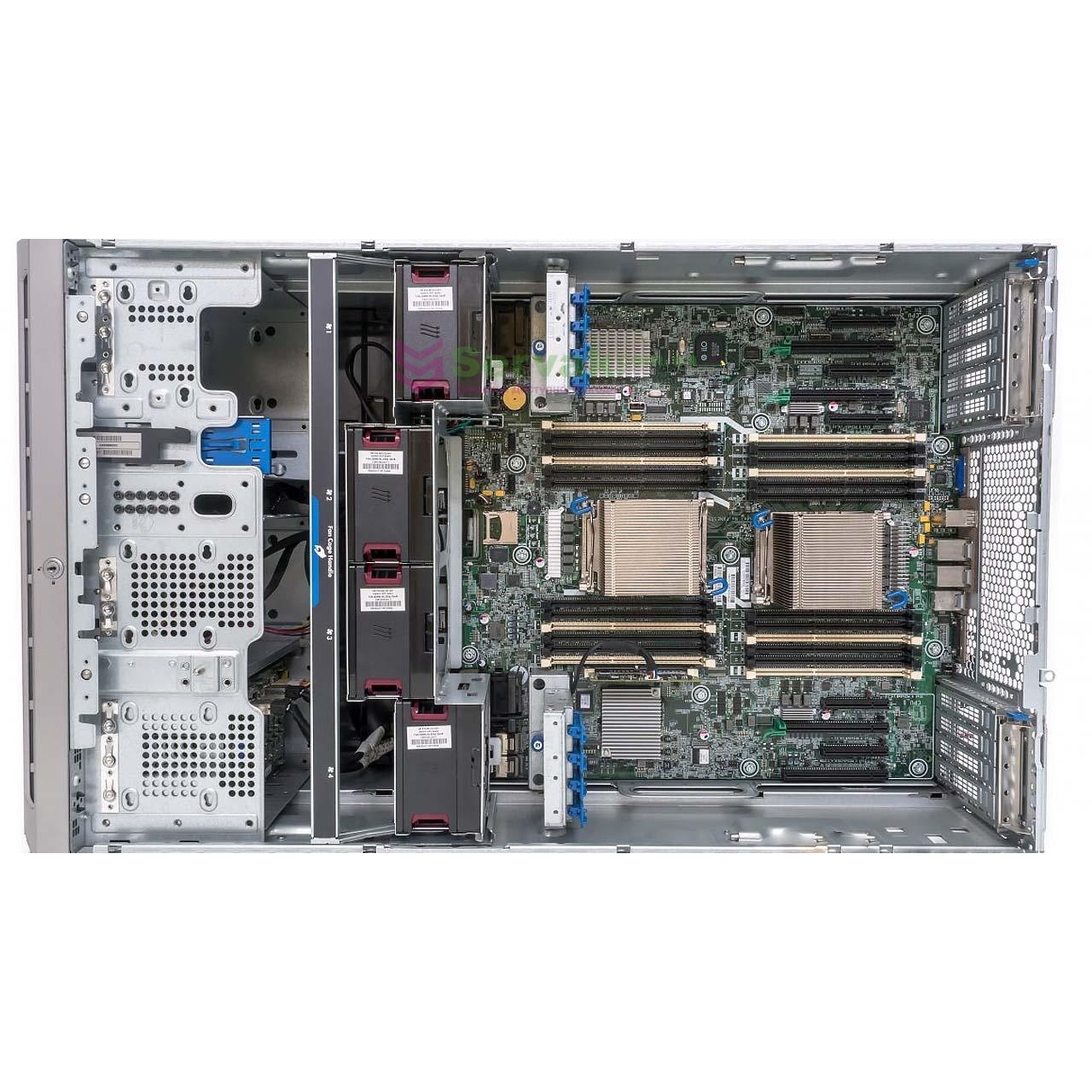 Сервер HP ProLiant ML350p G8, 1 процессор Intel 6C E5-2620 2.0GHz, 8GB DRAM, 8SFF, P420i/512MB FBWC