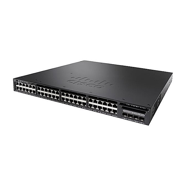 Коммутатор Cisco Catalyst WS-C3650-48FQ-S(некондиция, повреждена лицевая панель)