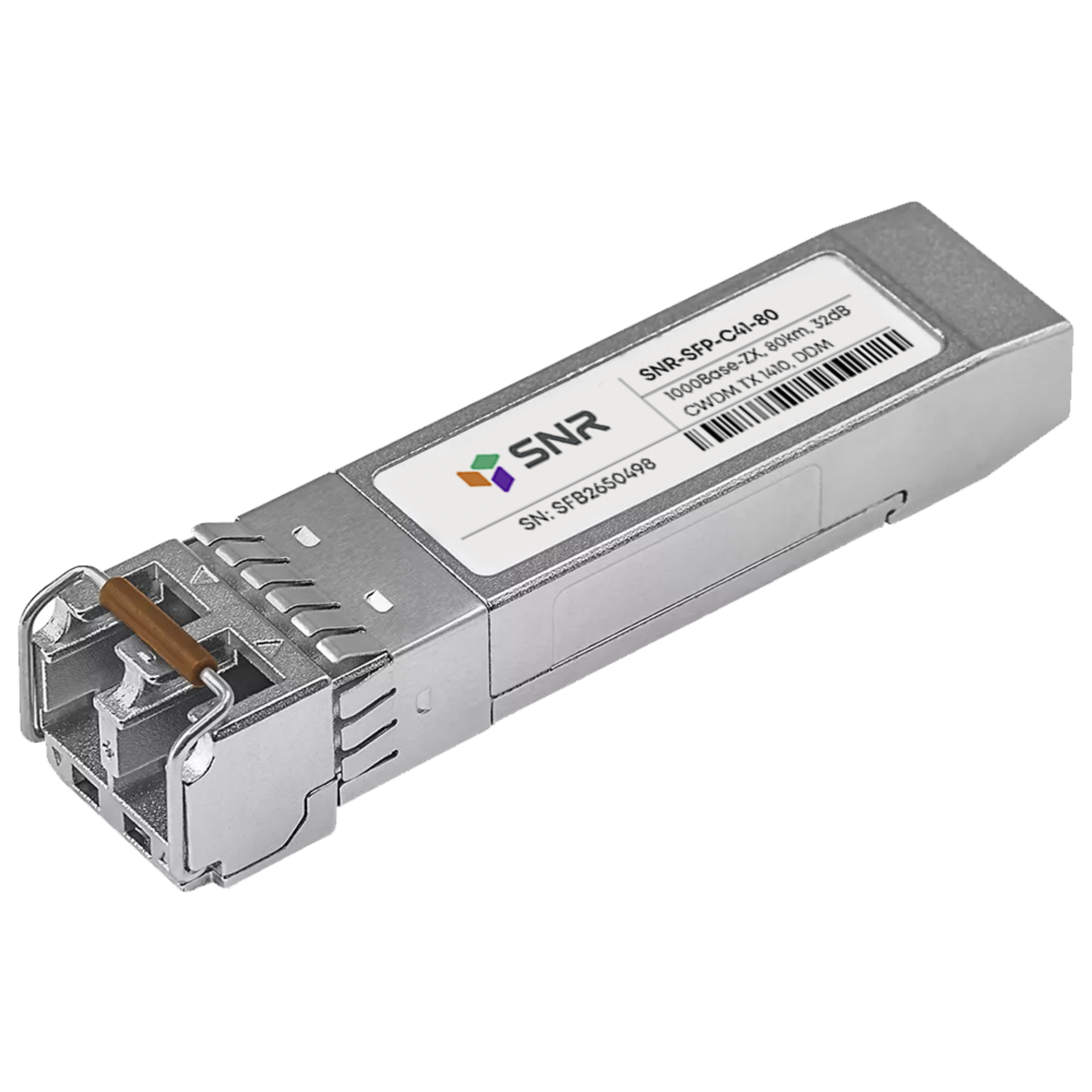 Модуль SFP CWDM оптический, дальность до 80км (32dB), 1410нм
