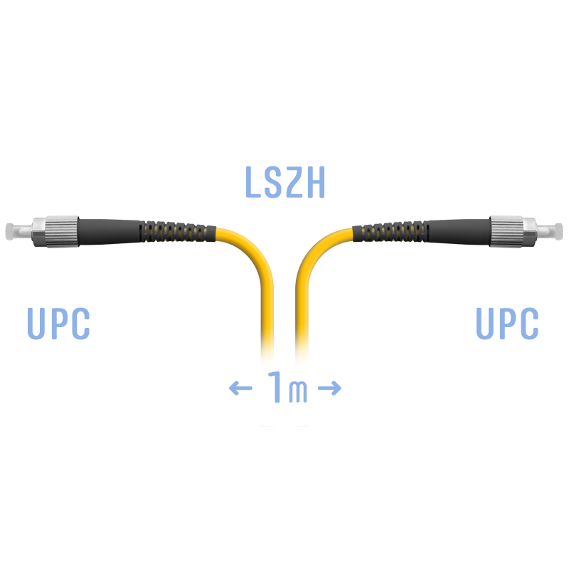 Патчкорд оптический FC/UPC SM  1m