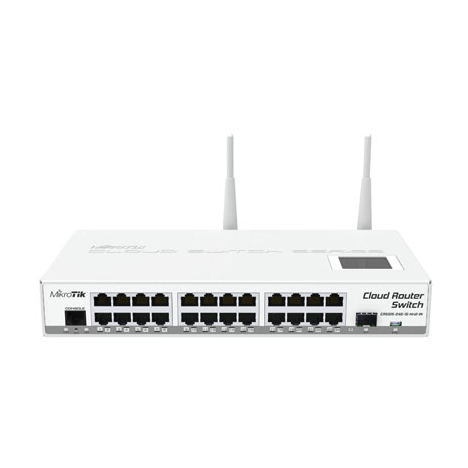 Коммутатор Cloud Router Switch Mikrotik 125-24G-1S-2HnD-IN (RouterOS L5)