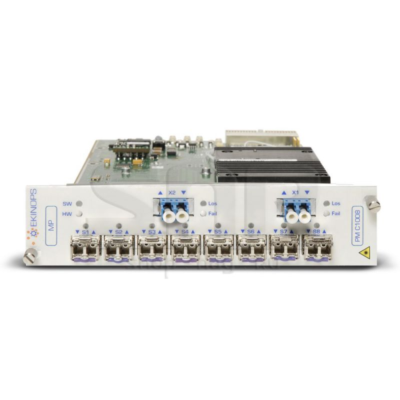 Мукспондер10G Ekinops с восемью мультисервисными портами