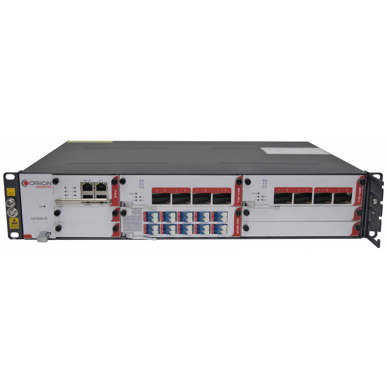 Шасси Orion Lambda L8  2U, 2 АС блока питания c управляющим модулем