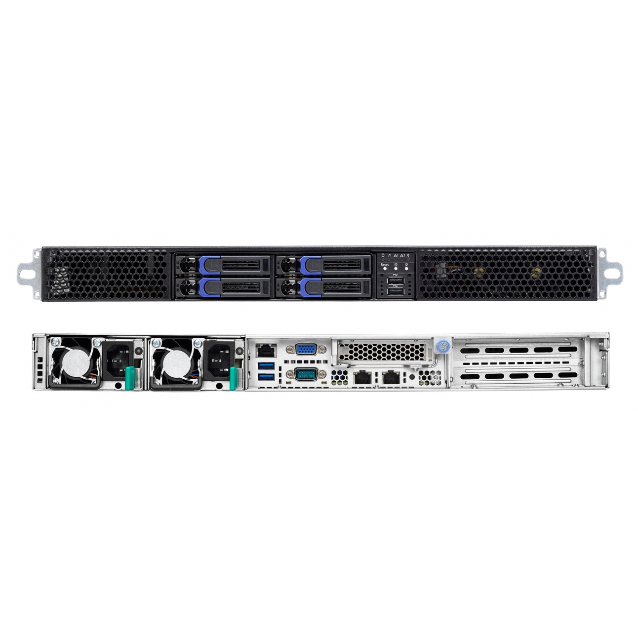Серверная платформа SNR-SR460R-V3, 1U, E5-2600v3/v4, DDR4, 4xHDD, резервируемый БП