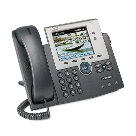 IP-телефон Cisco CP-7945G (некондиция, пятно на дисплее)