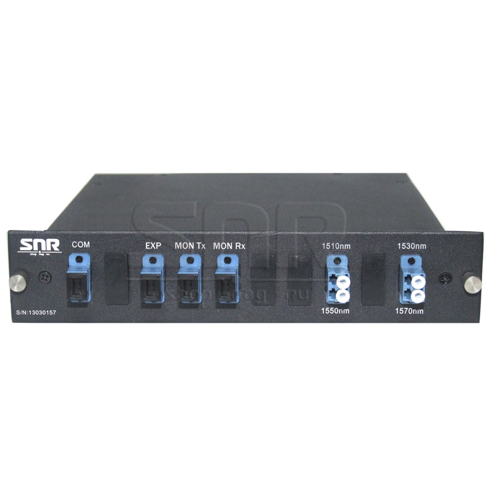 Мультиплексор CWDM одноволоконный 2-канальный, (trx:1550/1530, 1570/1510), Monitor, UPG