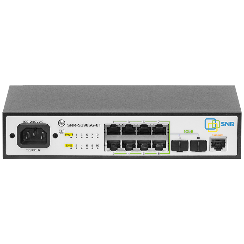Управляемый коммутатор уровня 2 SNR-S2985G-8T