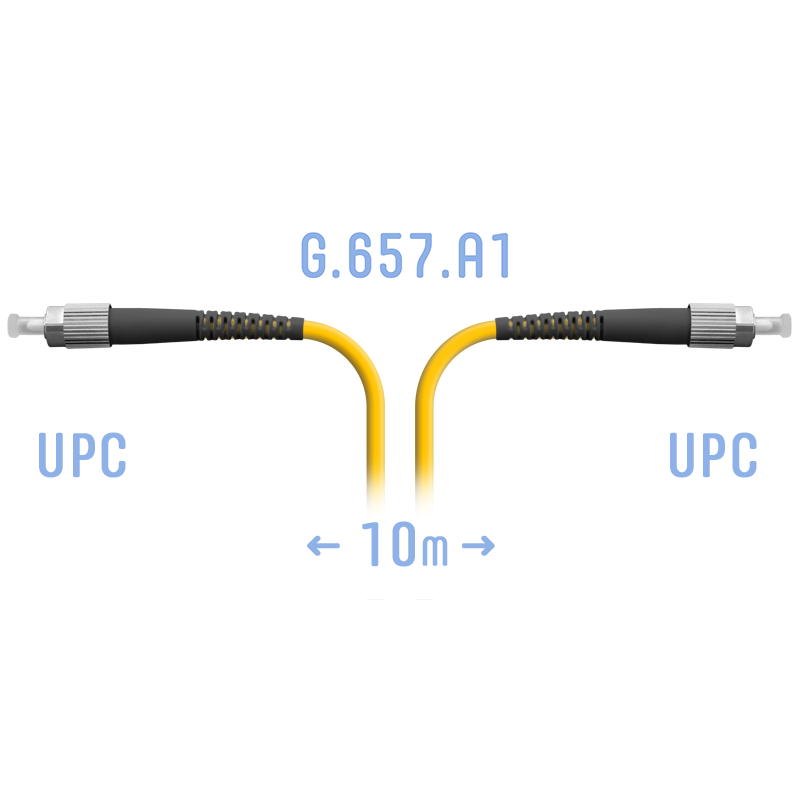 Патчкорд оптический FC/UPC SM G.657.A1 10 метров